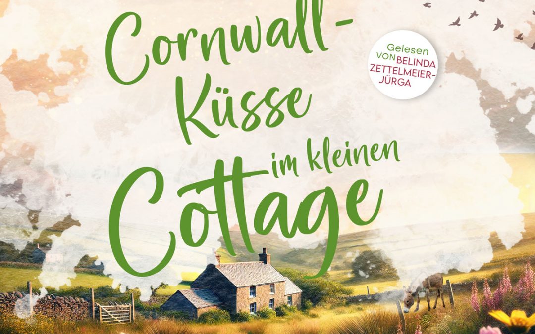 Cornwall-Küsse im kleinen Cottage