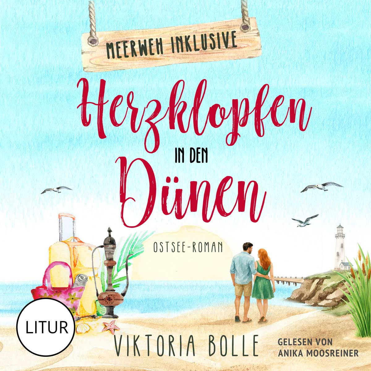 Cover des Hörbuchs „Herzklopfen in den Dünen“